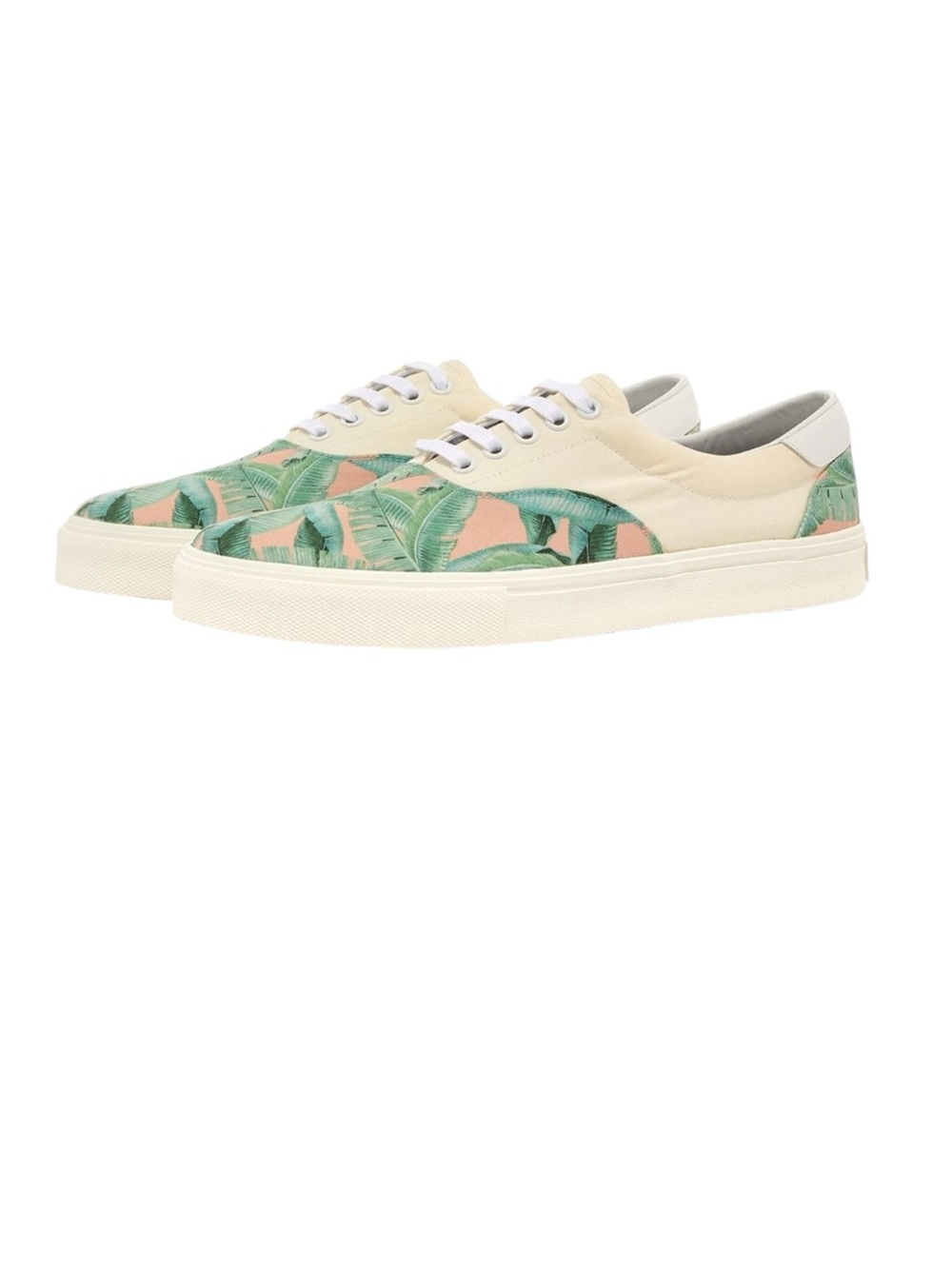 AMIRI Banana Leaf Print Lace-Up Sneakers